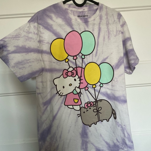 Hello Kitty X Pusheen Tie-Dye T-Shirt - Picture 2 of 10